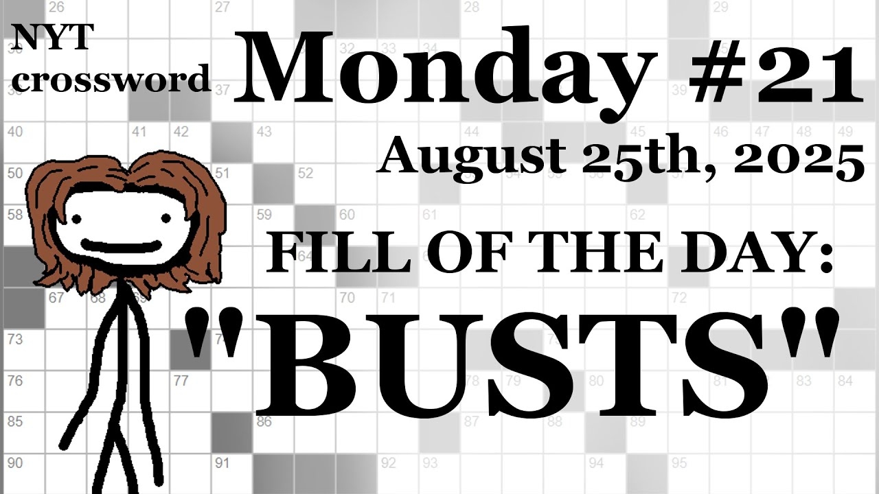 Monday 8 25 25 DOWNS ONLY CHALLENGE NYT Crossword With Sam YouTube Monday 8 25 25 DOWNS ONLY CHALLENGE NYT Crossword With Sam YouTube