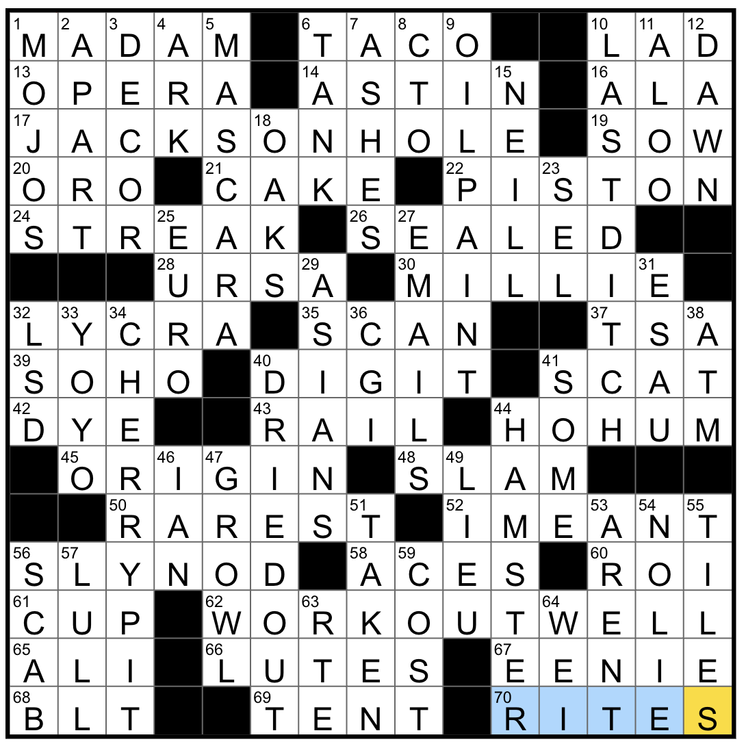 Monday December 8 2025 Diary Of A Crossword Fiend