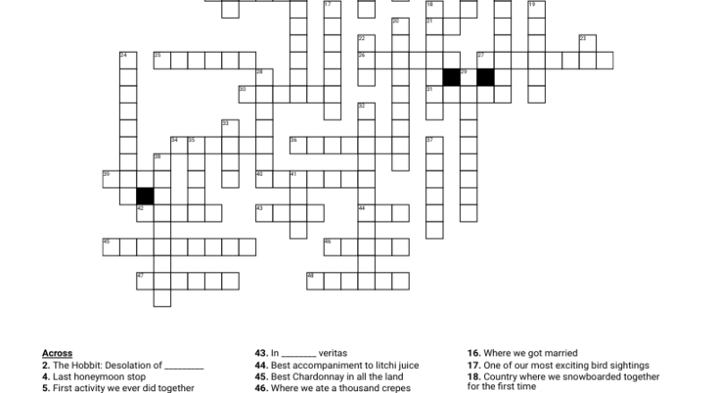 Monkey Crossword WordMint