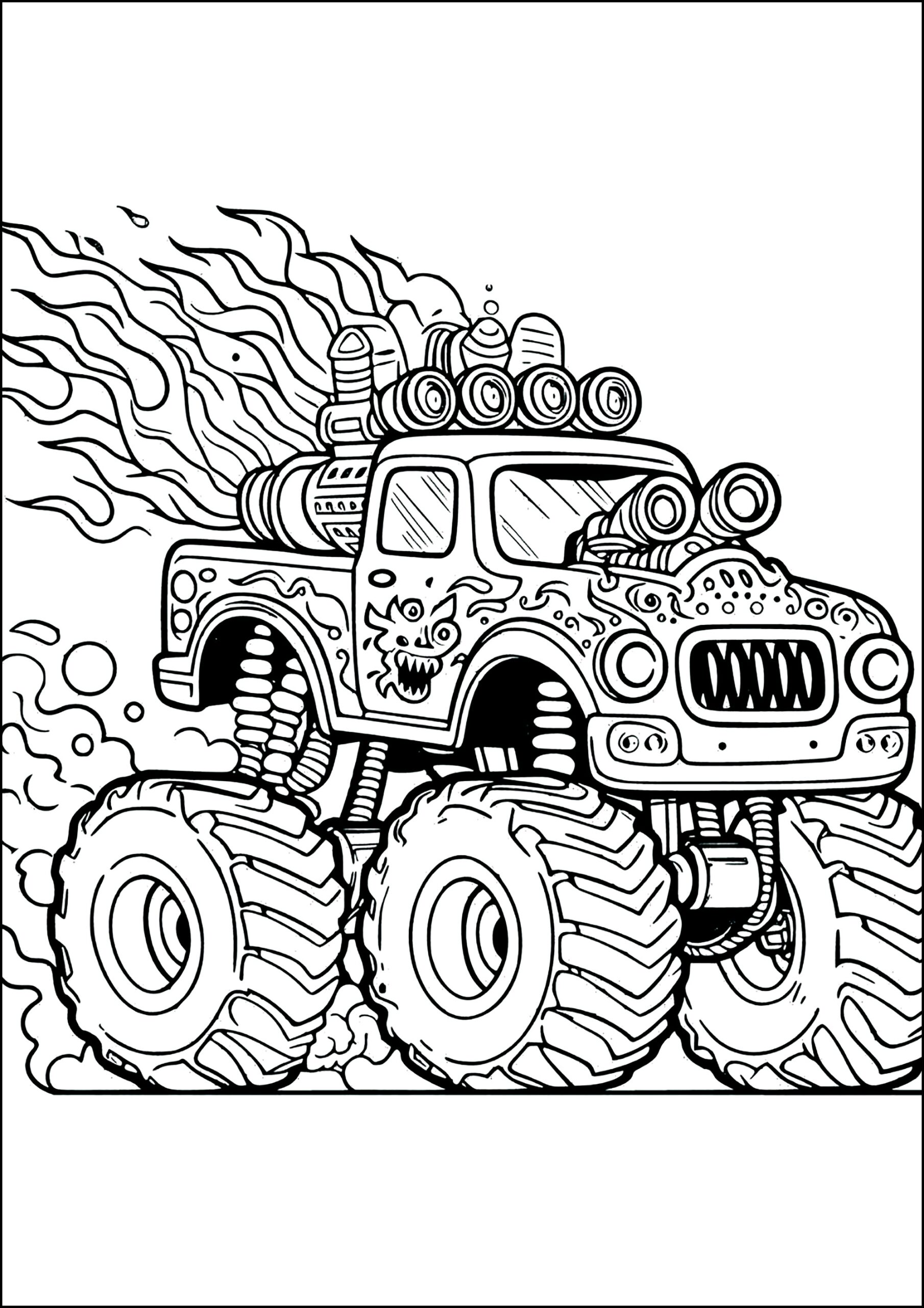 monster truck printable coloring pages monster truck printable coloring pages