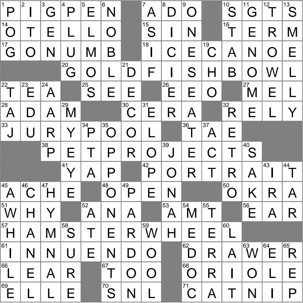 More Fraught Crossword Clue Archives LAXCrossword