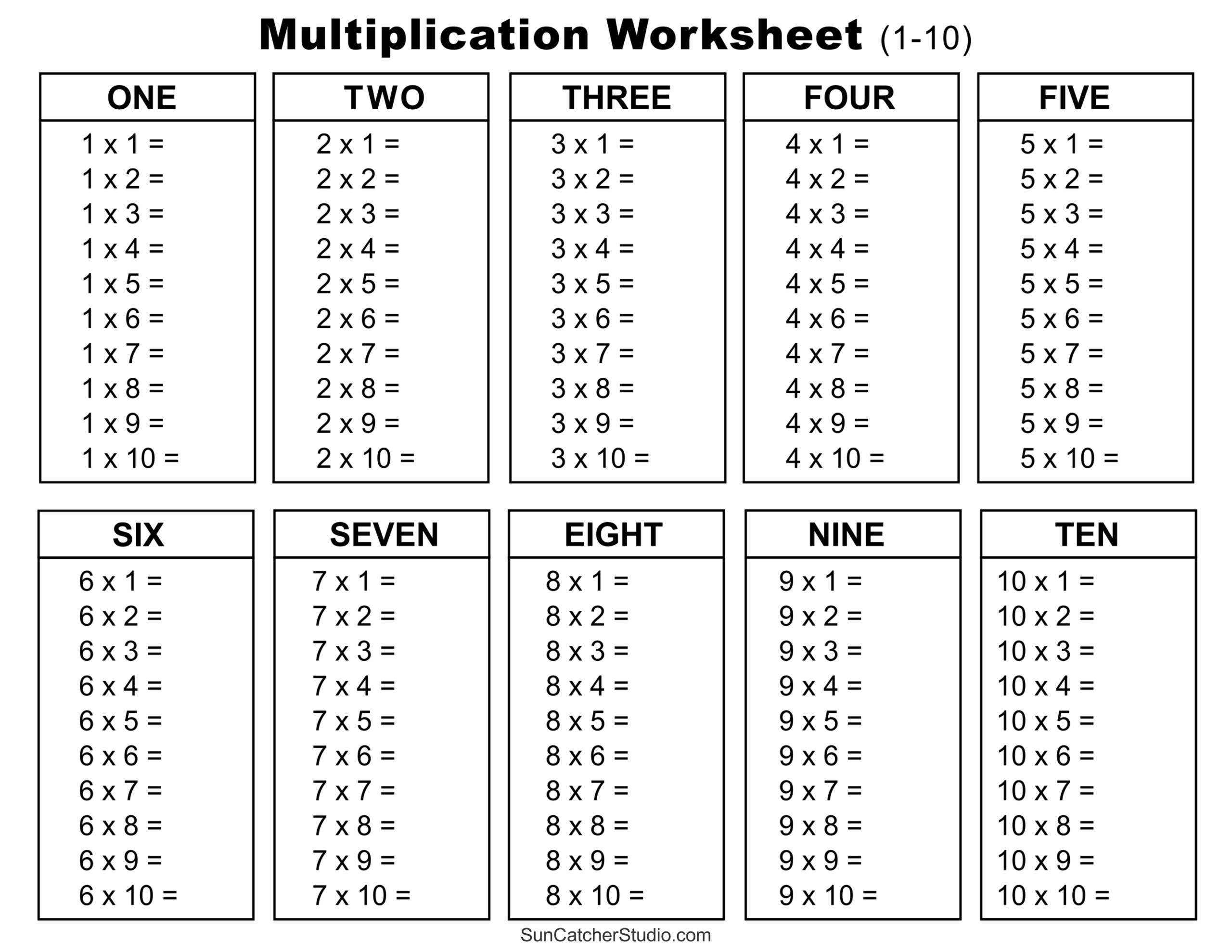 multiplication worksheets 1 12 multiplication worksheets 1 12