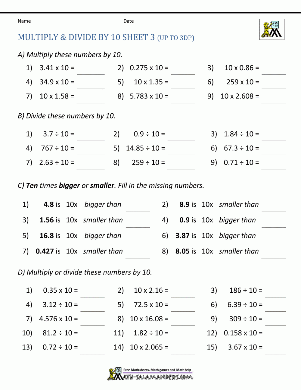 5th grade multiplication and division worksheets 5th grade multiplication and division worksheets