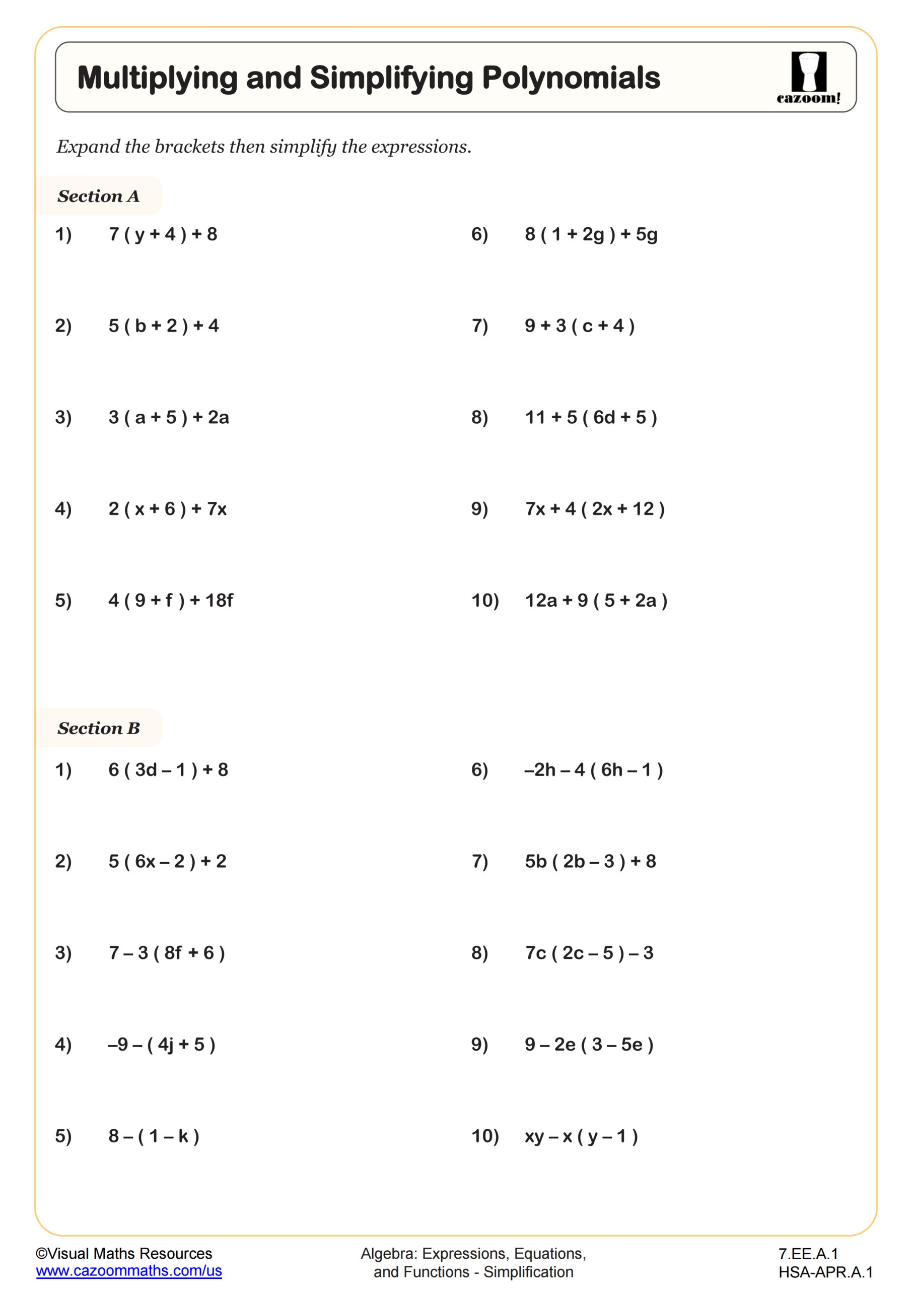 Multiplying Binomials Worksheet PDF Printable Algebra Worksheet Cazoom Math Multiplying Binomials Worksheet PDF Printable Algebra Worksheet Cazoom Math