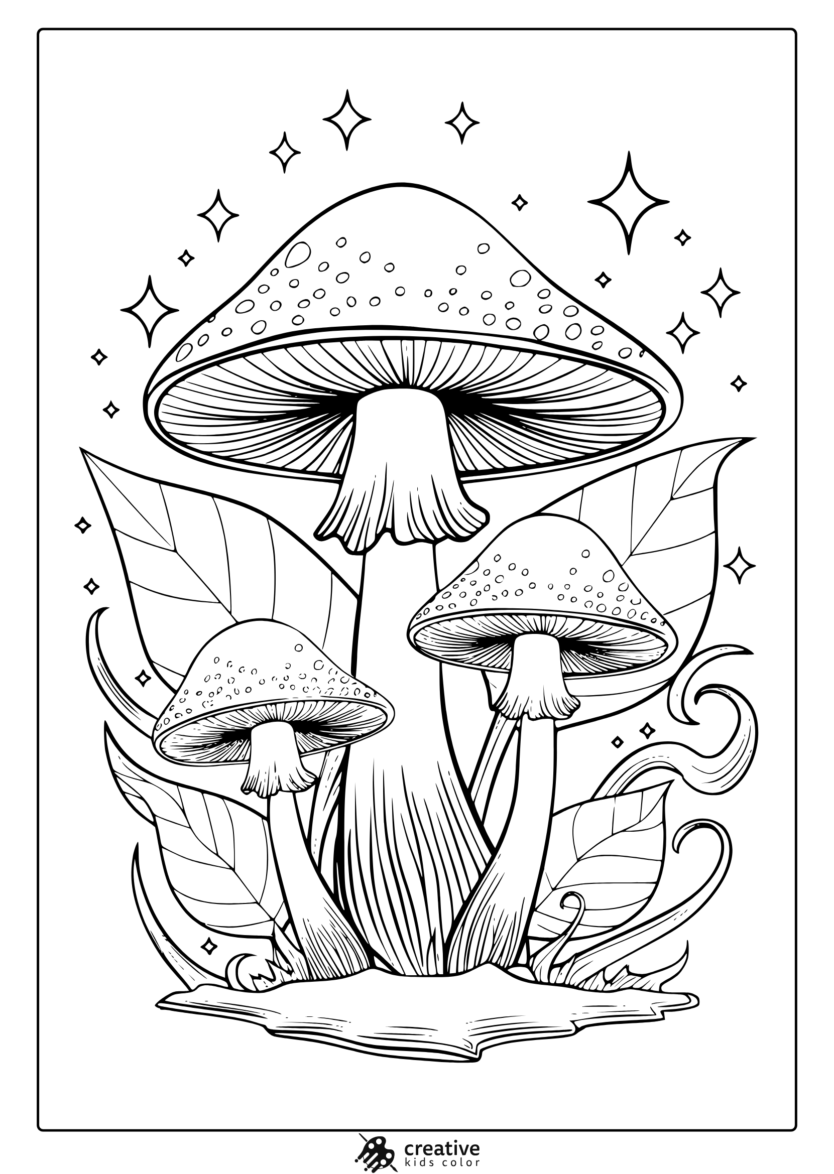 Mushroom Coloring Pages Free Printable PDFs Mushroom Coloring Pages Free Printable PDFs