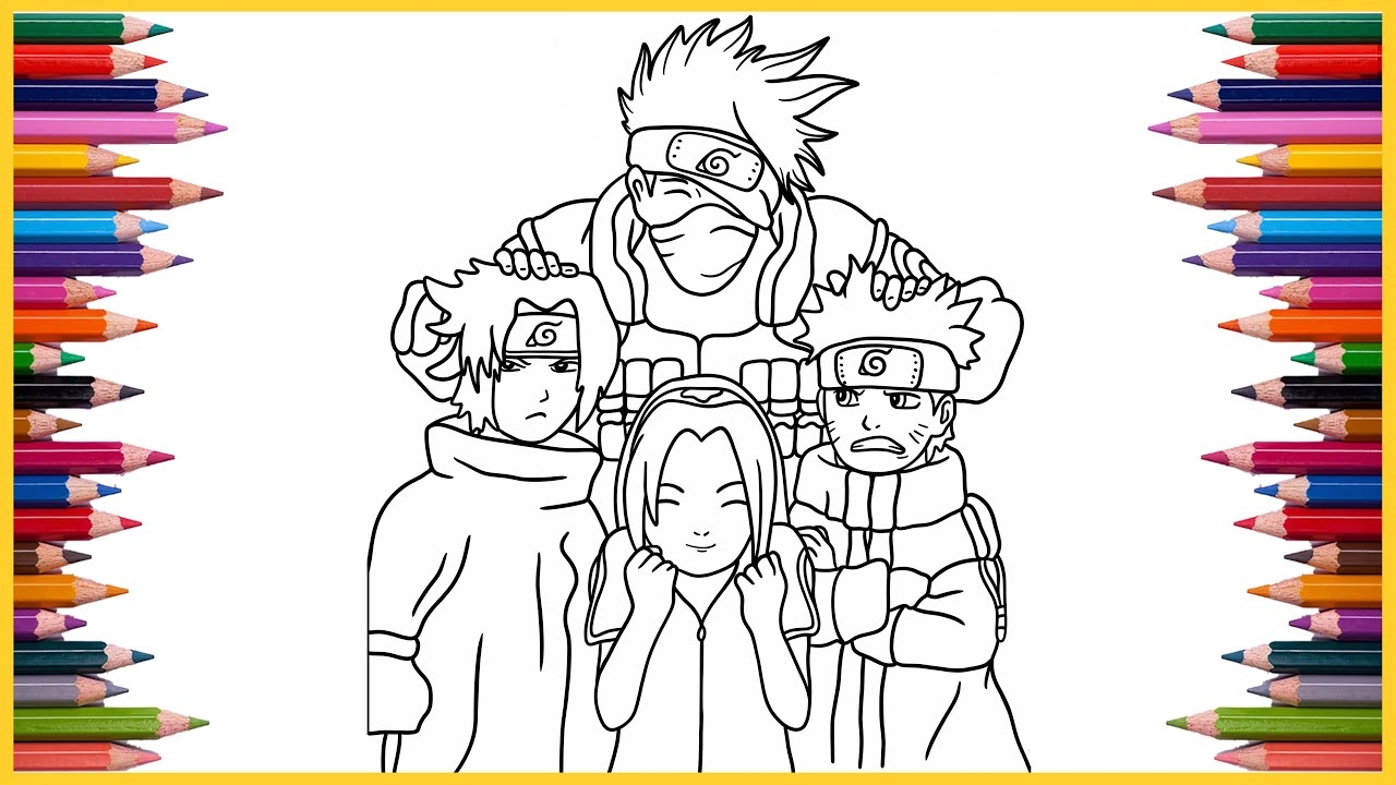 naruto coloring pages