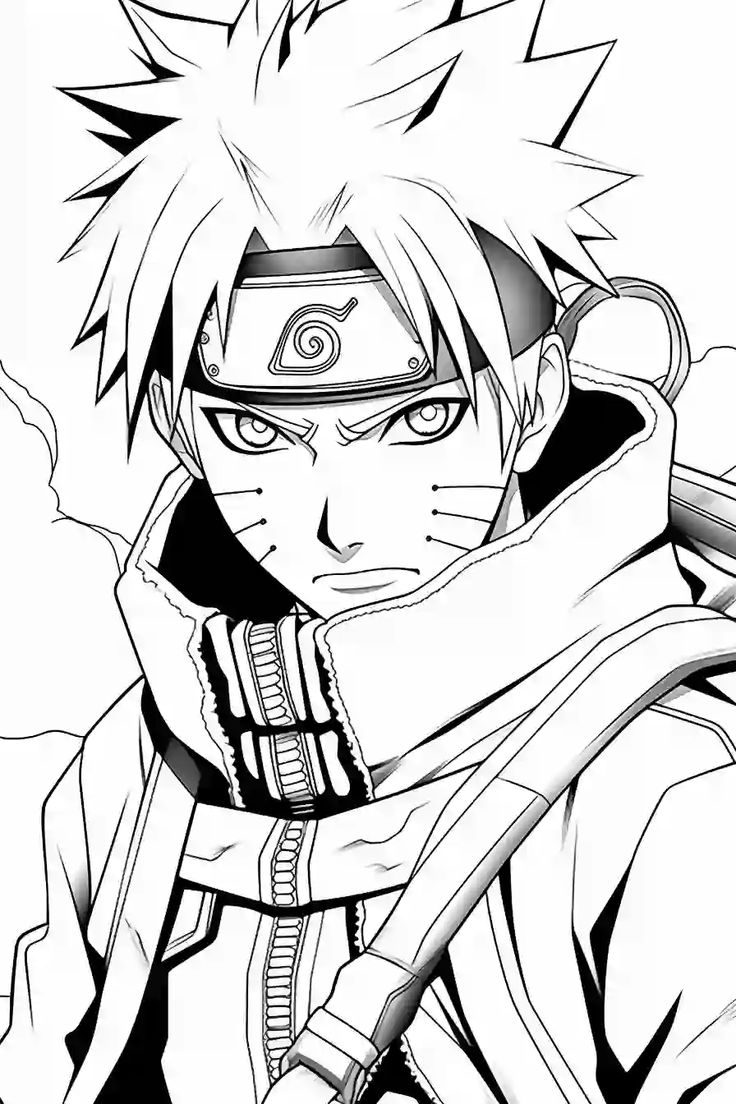 Naruto Coloring Pages For Kids Adults 7 Naruto Coloring Pages For Kids 