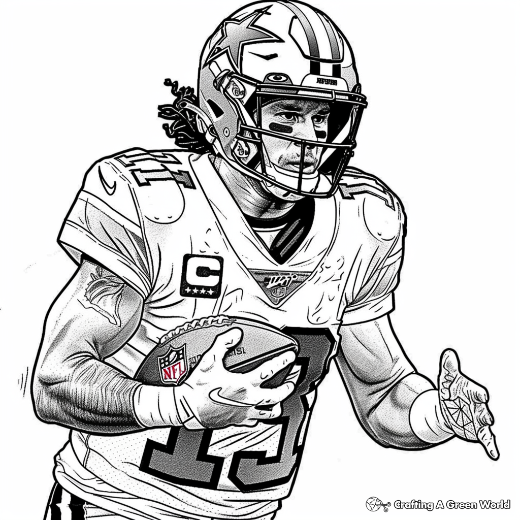 nfl football coloring pages