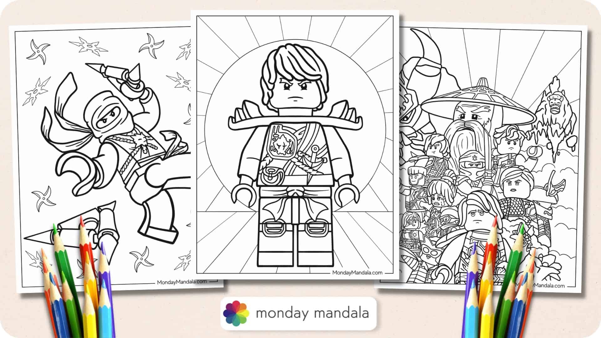 Ninja Drawing Lego Ninjago Lloyd Garmadon Coloring Book Ninjago Black And White
