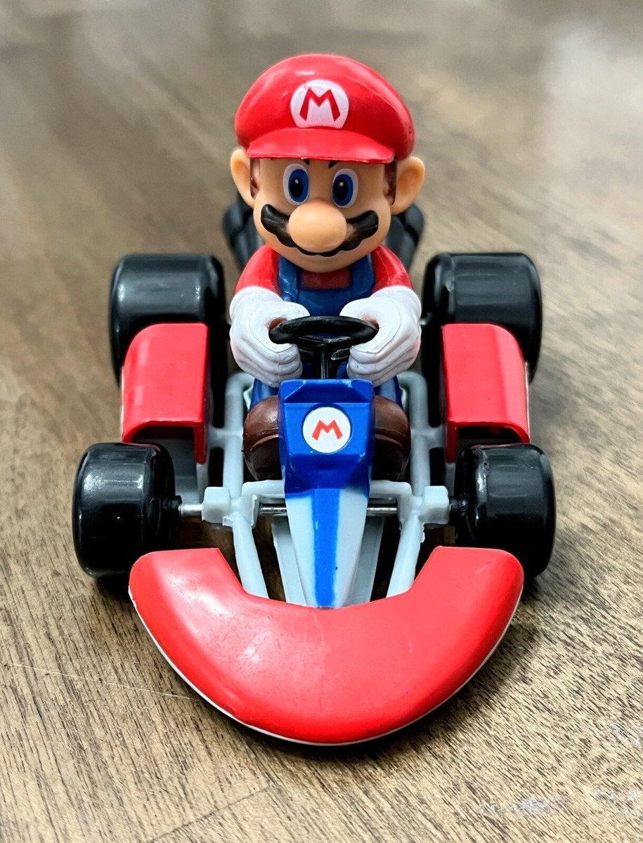 Nintendo Super Mario Kart Mario Racer 4 Collectible Figure Car Toy EBay