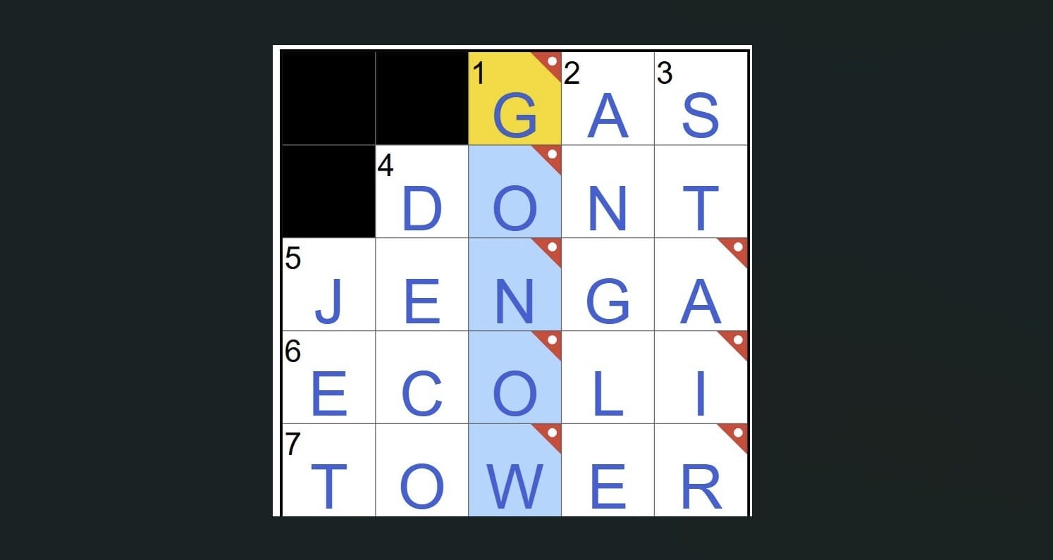 self referential crossword