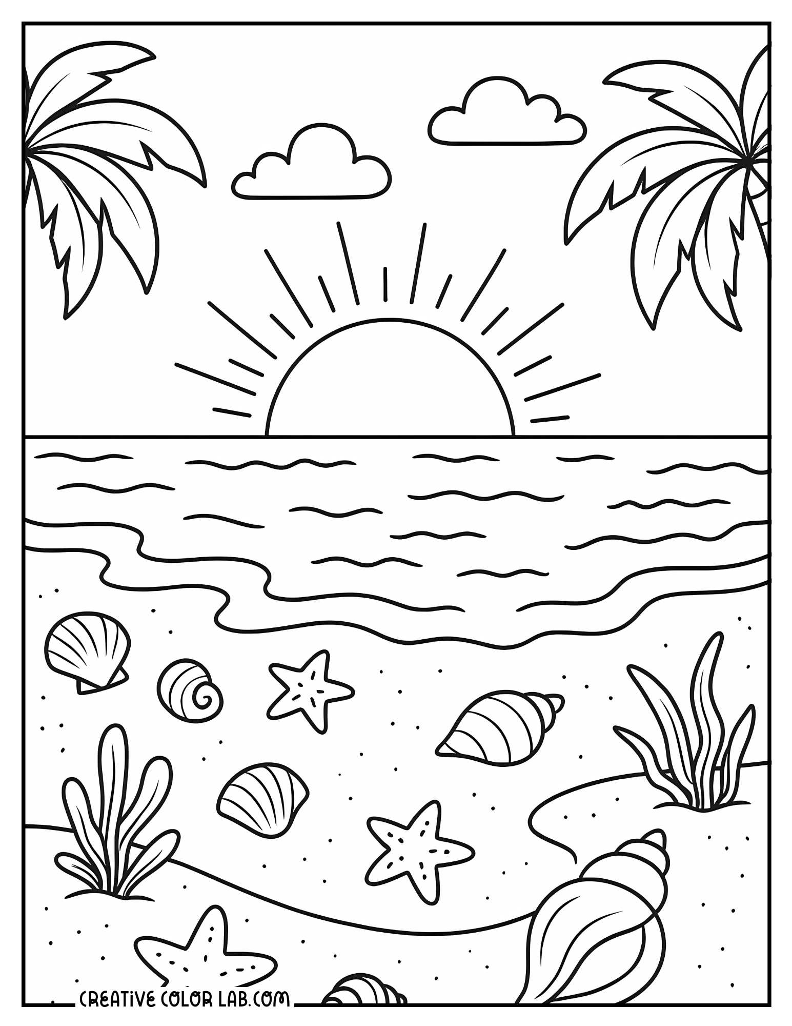 ocean coloring pages
