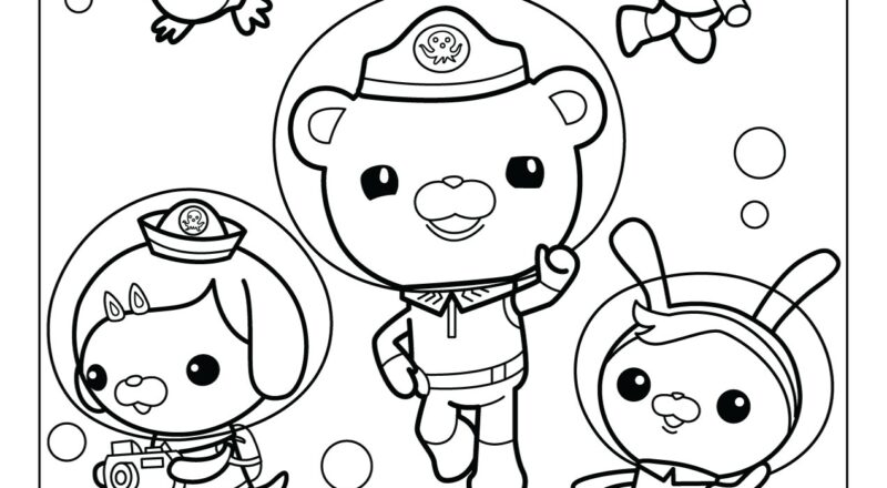 Octonauts Coloring Pages Free Printable PDFs WakeTheKids