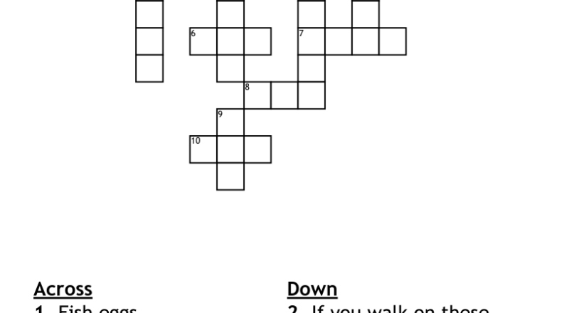 OE Words Crossword WordMint
