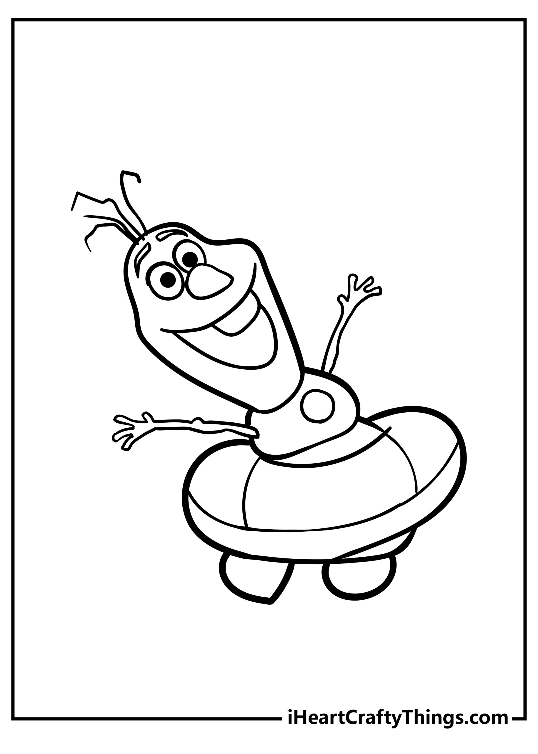 olaf coloring pages
