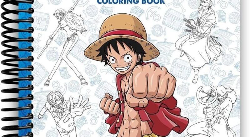 One Piece The Official Coloring Book Spiral bound Scholastic Scholastic Amazon Books