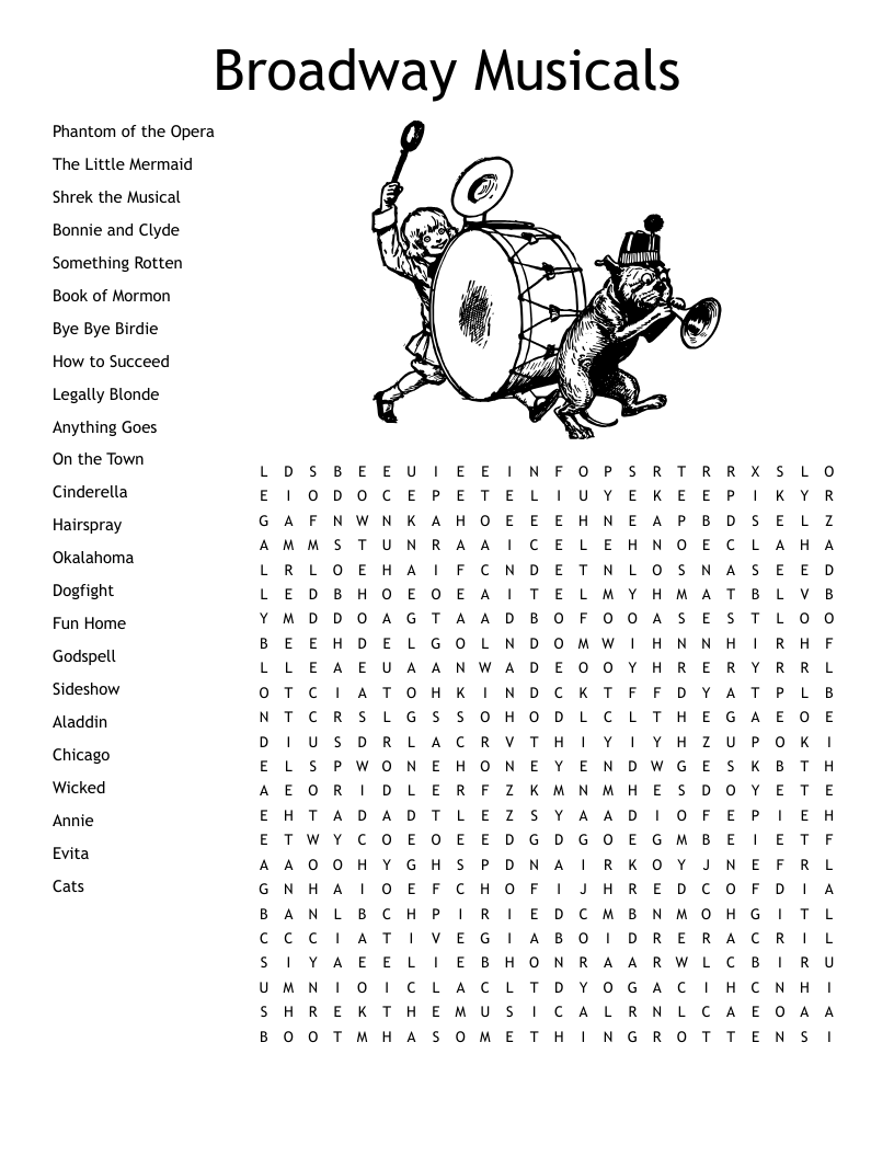 Opera Crossword Puzzle WordMint