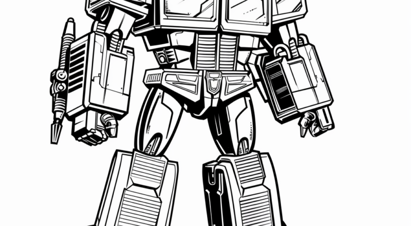 Optimus Prime Coloring Pages Free Printable