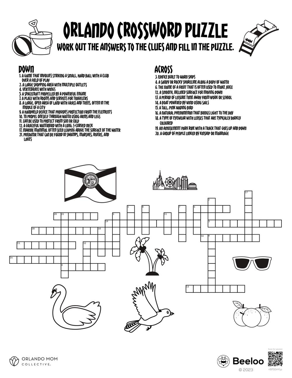 inclined crossword clue
