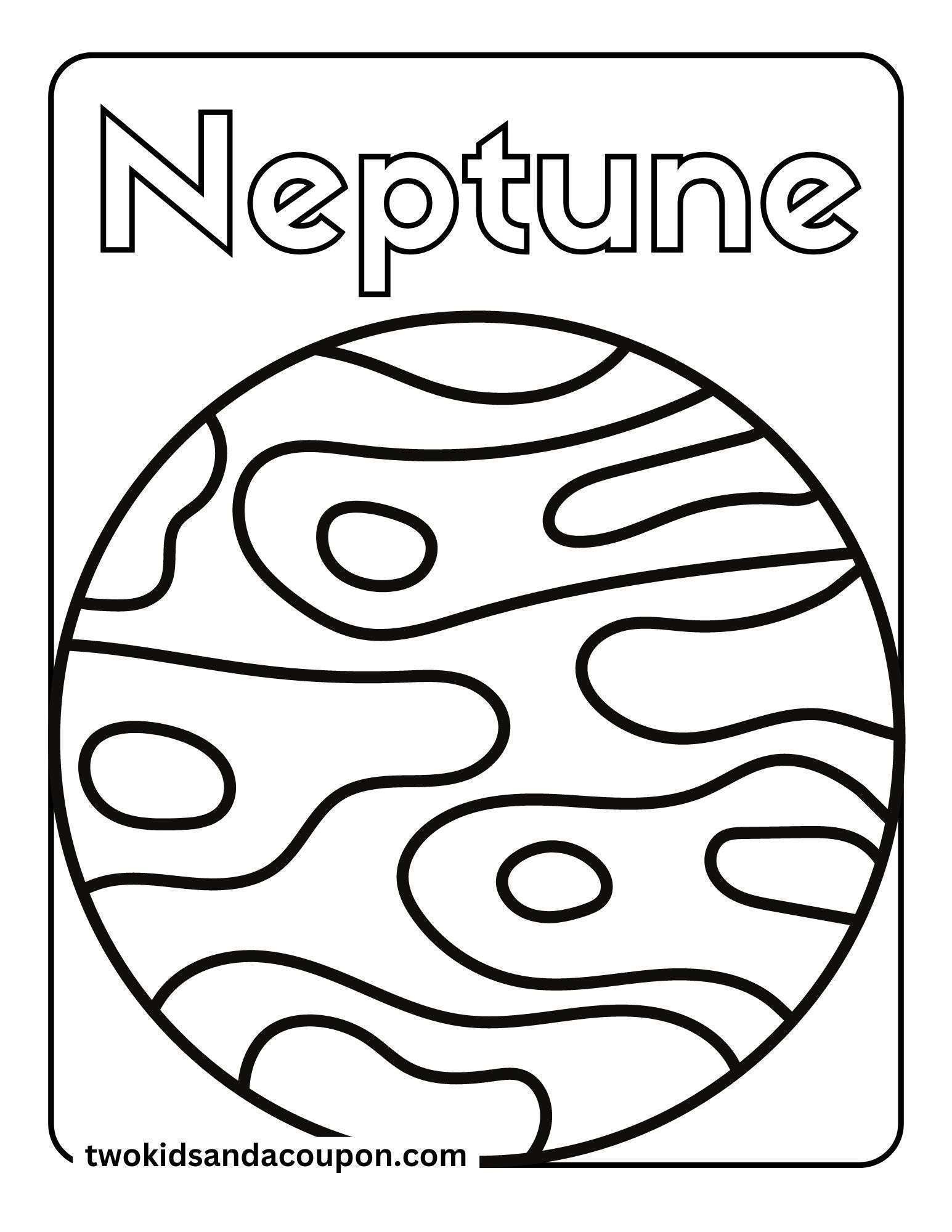 planet coloring pages