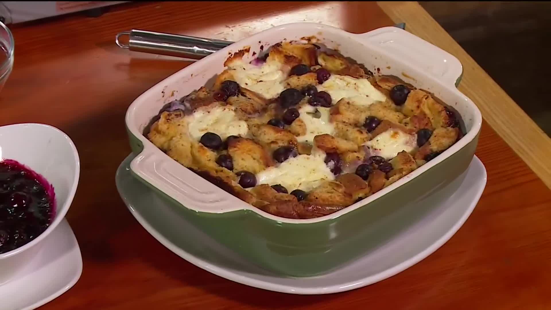 Overnight Blueberry And Cream Cheese French Toast