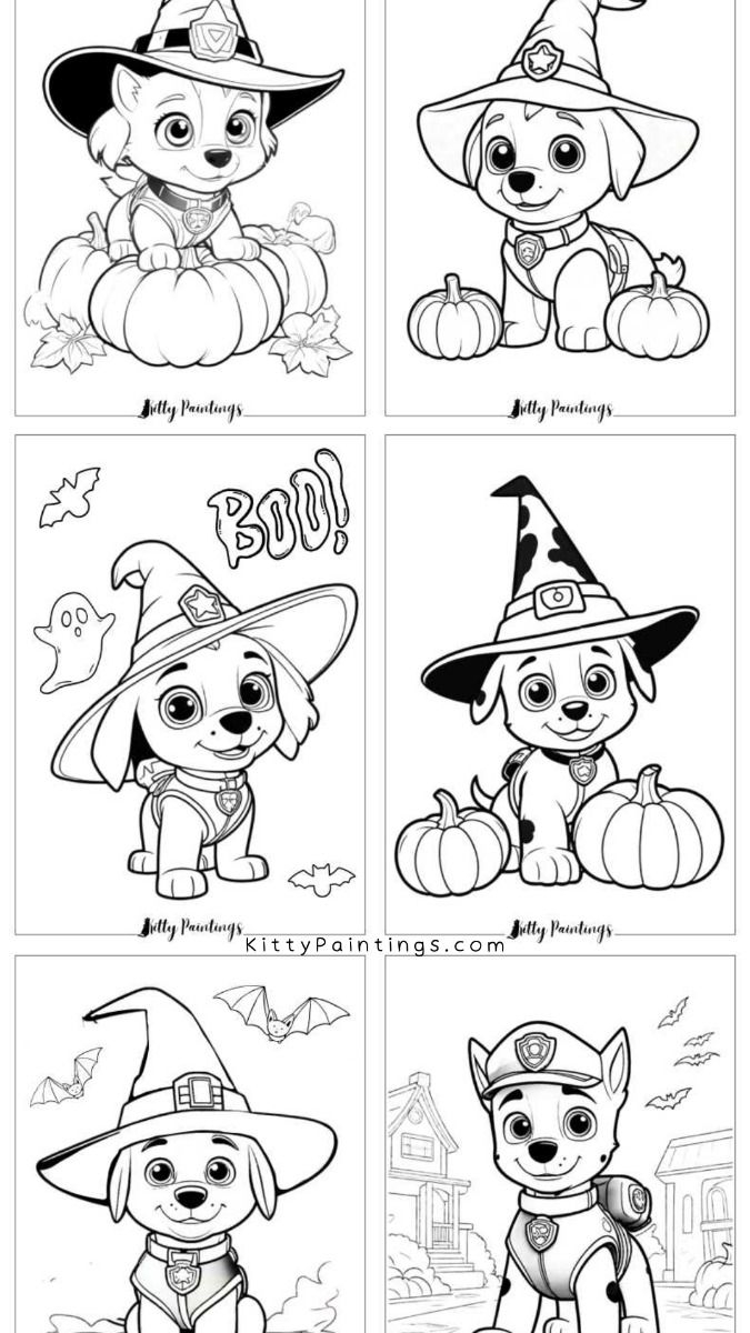 Paw Patrol Halloween Coloring Pages Free Printables Paw Patrol Halloween Coloring Pages Free Printables