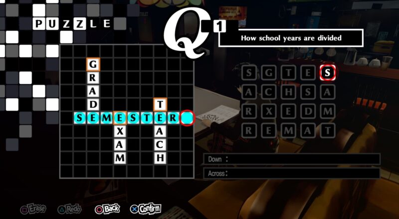 Persona 5 Royal Crossword Answers All Crossword Puzzles Solved Push Square