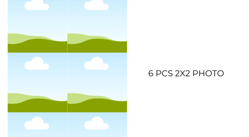 Photo ID Templates In A4 Paper 1x1 2x2 Passport Size By Misstemplate Raket PH