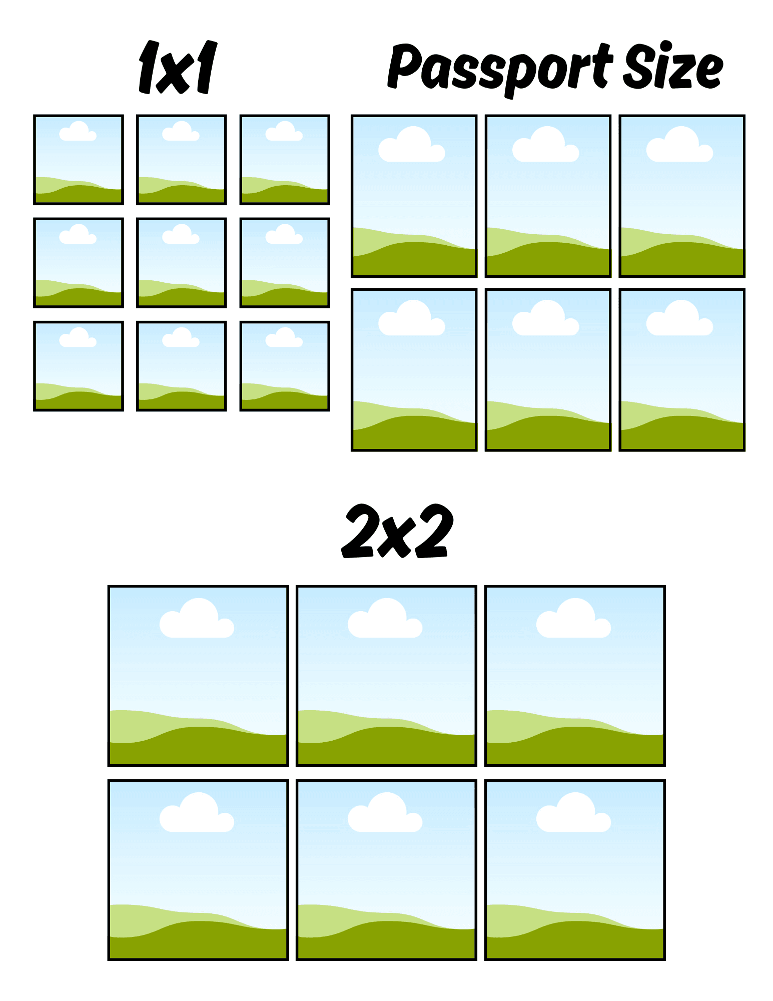 Picture Size Template 1x1 2x2 And Passport Size By Avejaw Raket PH Picture Size Template 1x1 2x2 And Passport Size By Avejaw Raket PH