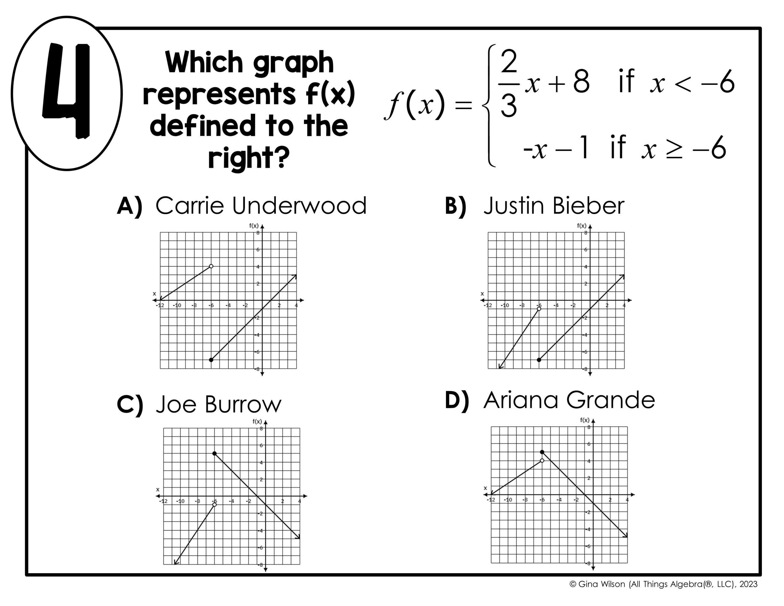 Piecewise Functions Linear Functions Only Math Lib Activity All Things Algebra Piecewise Functions Linear Functions Only Math Lib Activity All Things Algebra