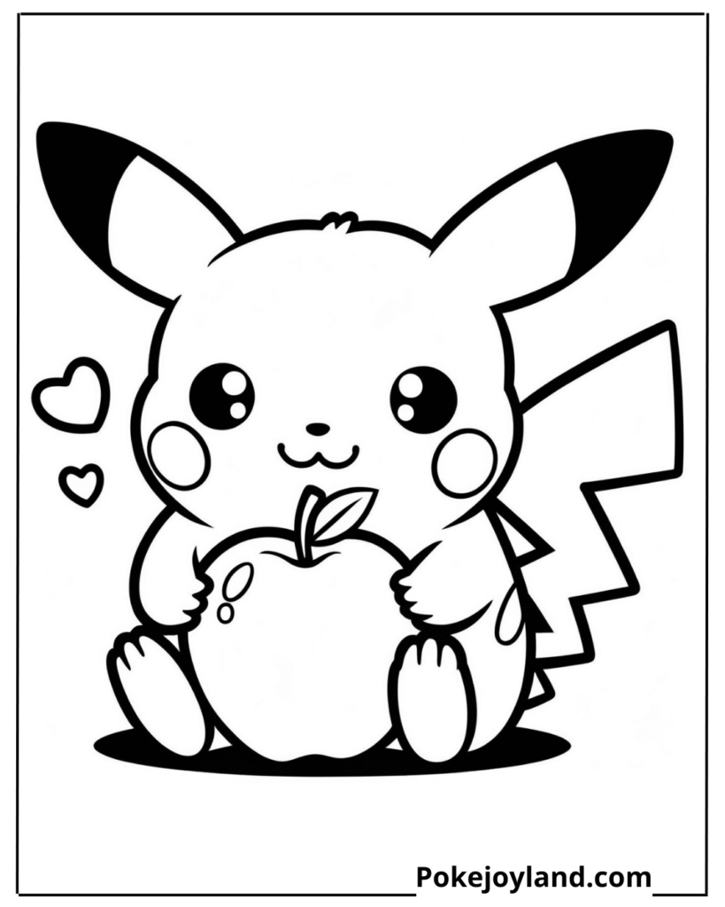 pikachu coloring pages
