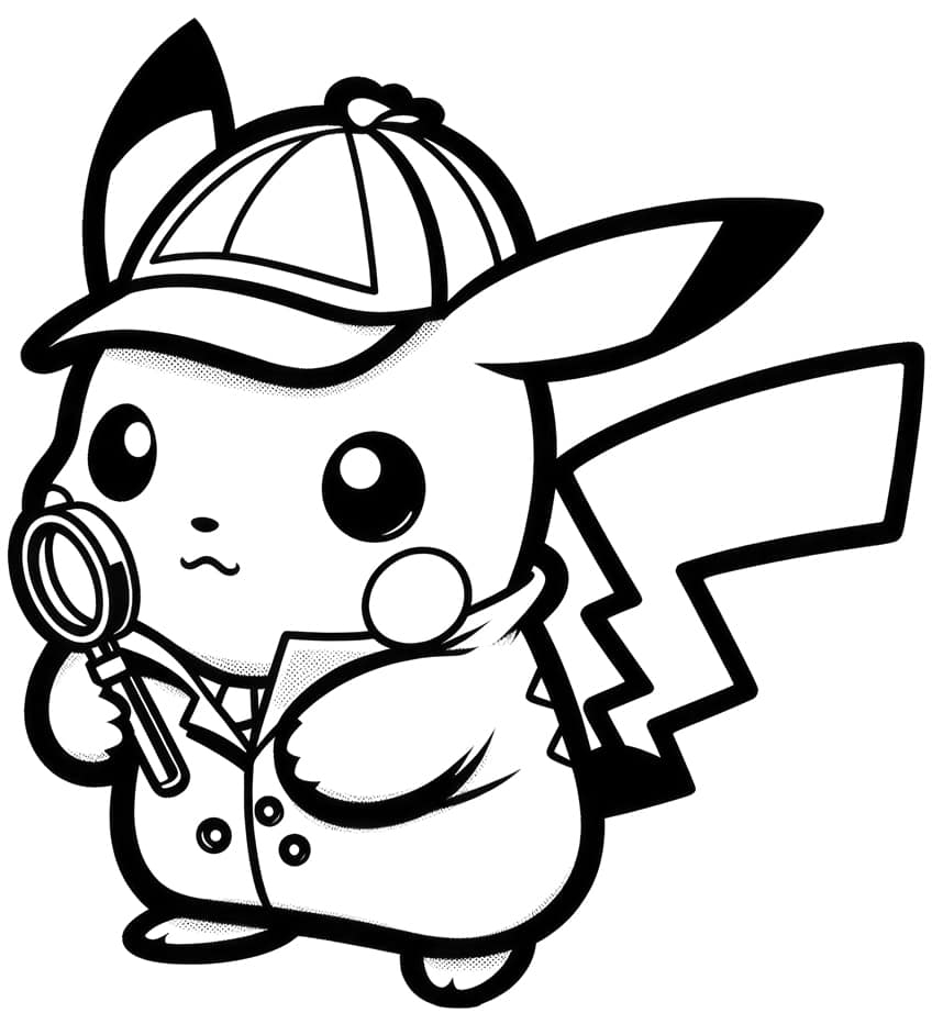 Pikachu Coloring Pages 46 New Coloring Sheets For Fans