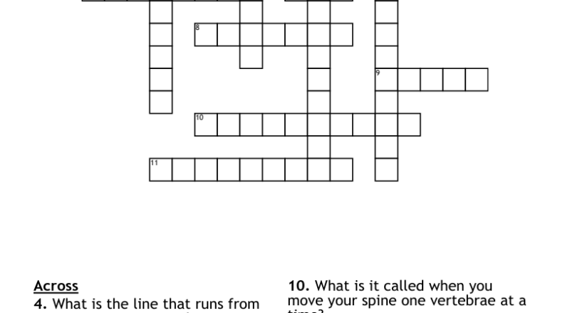 Pilates Crossword WordMint