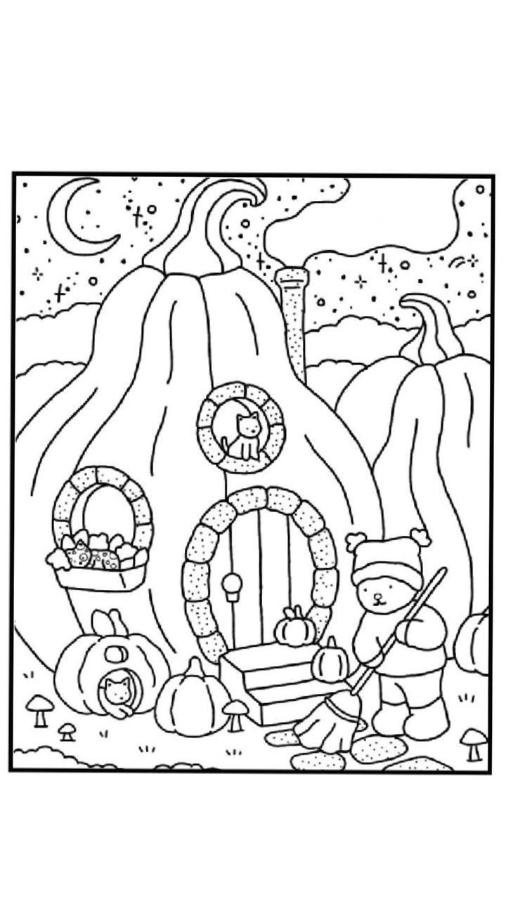 Pin By Inmaculada Maria On Librito Fall Coloring Pages Witch Coloring Pages Cartoon Coloring Pages