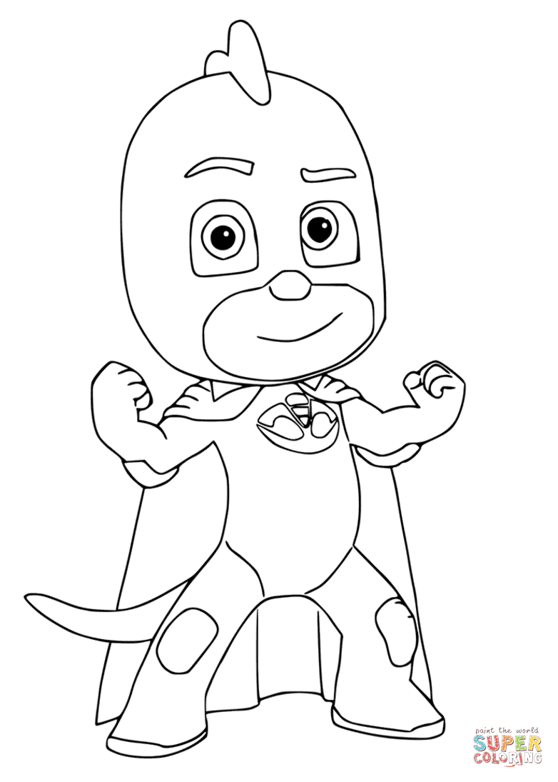 pj masks coloring pages