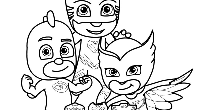 PJ Masks Proud And Strong PJ Masks Coloring Pages