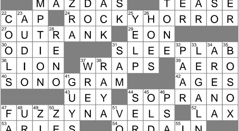 Place To Observe Undercover Activity Crossword Clue Archives LAXCrossword