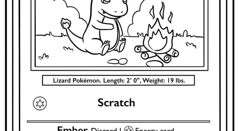 Pokemon Card Coloring Pages 30 Free Printable Sheets