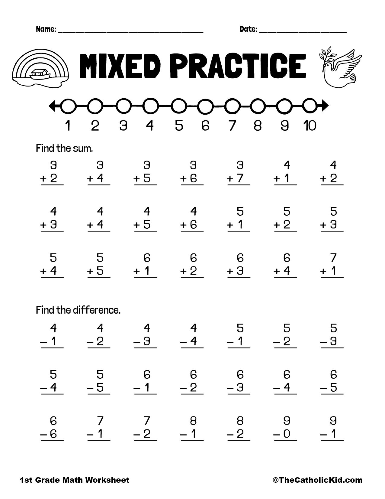 1st grade subtraction worksheets 1st grade subtraction worksheets