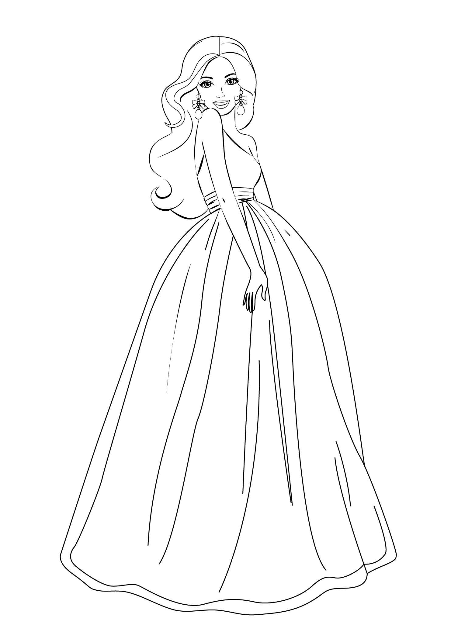 coloring pages barbie