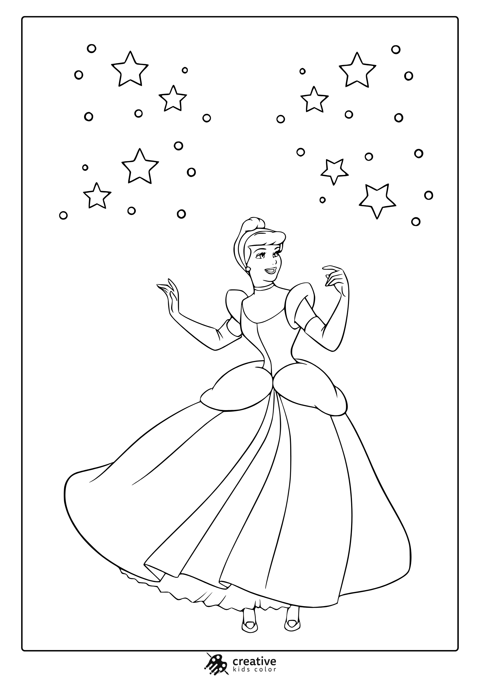 Princess Coloring Pages Free Printable PDFs 
