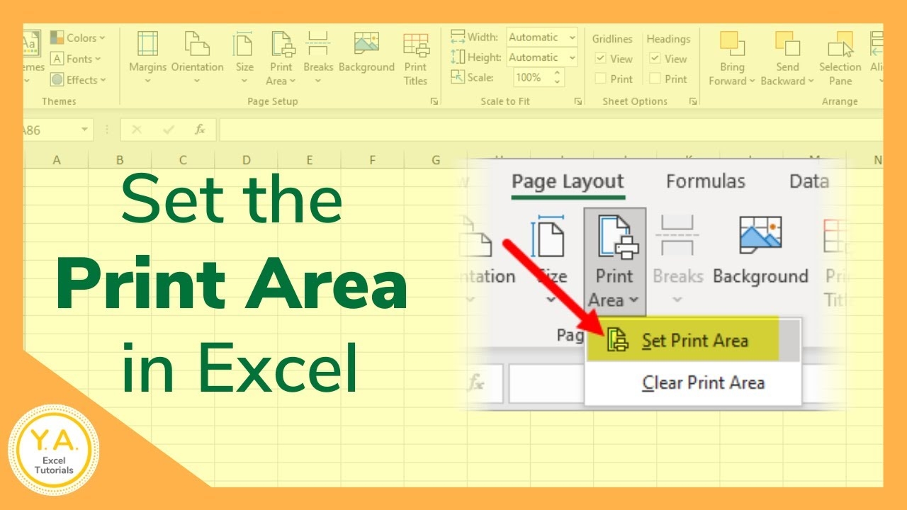 Print Area In Excel Tutorial YouTube Print Area In Excel Tutorial YouTube