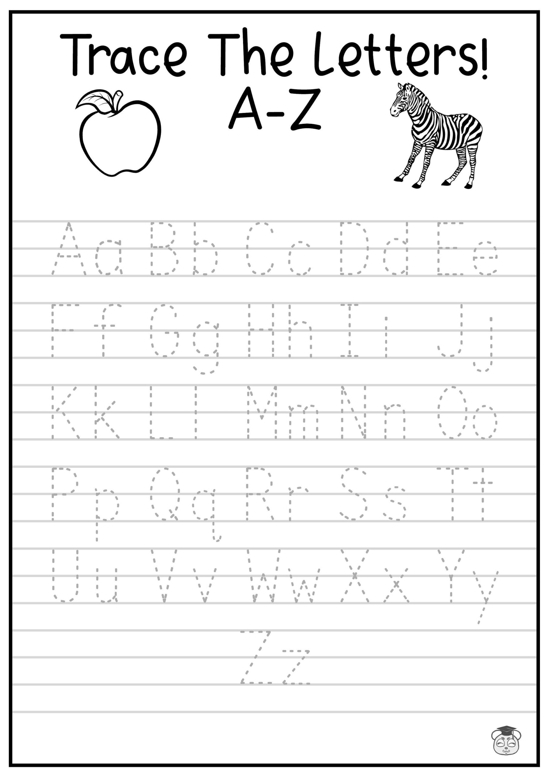 traceable letter worksheets