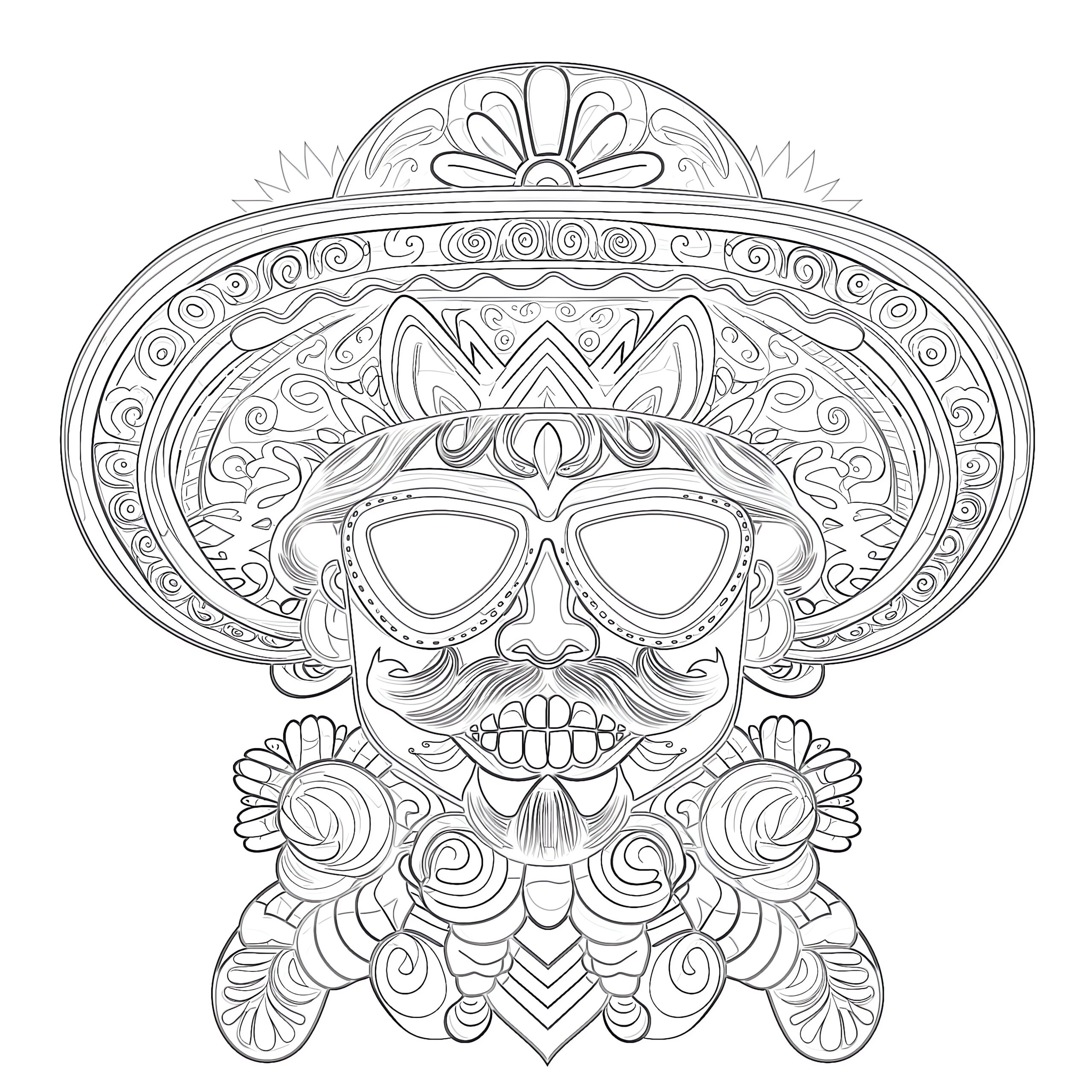cinco de mayo coloring pages