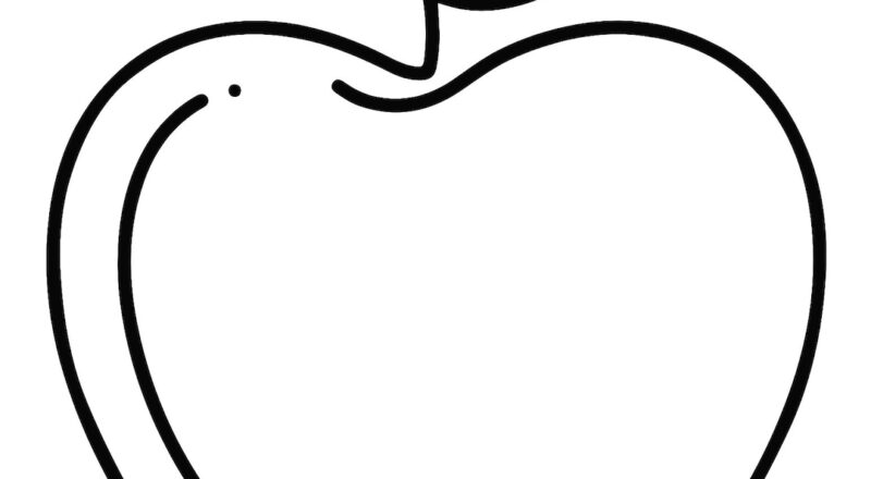 Printable Apple Coloring Page Fall Printable Color Sheet Toddler Coloring Sheet Indoor Activity For Toddler Color The Apple Etsy