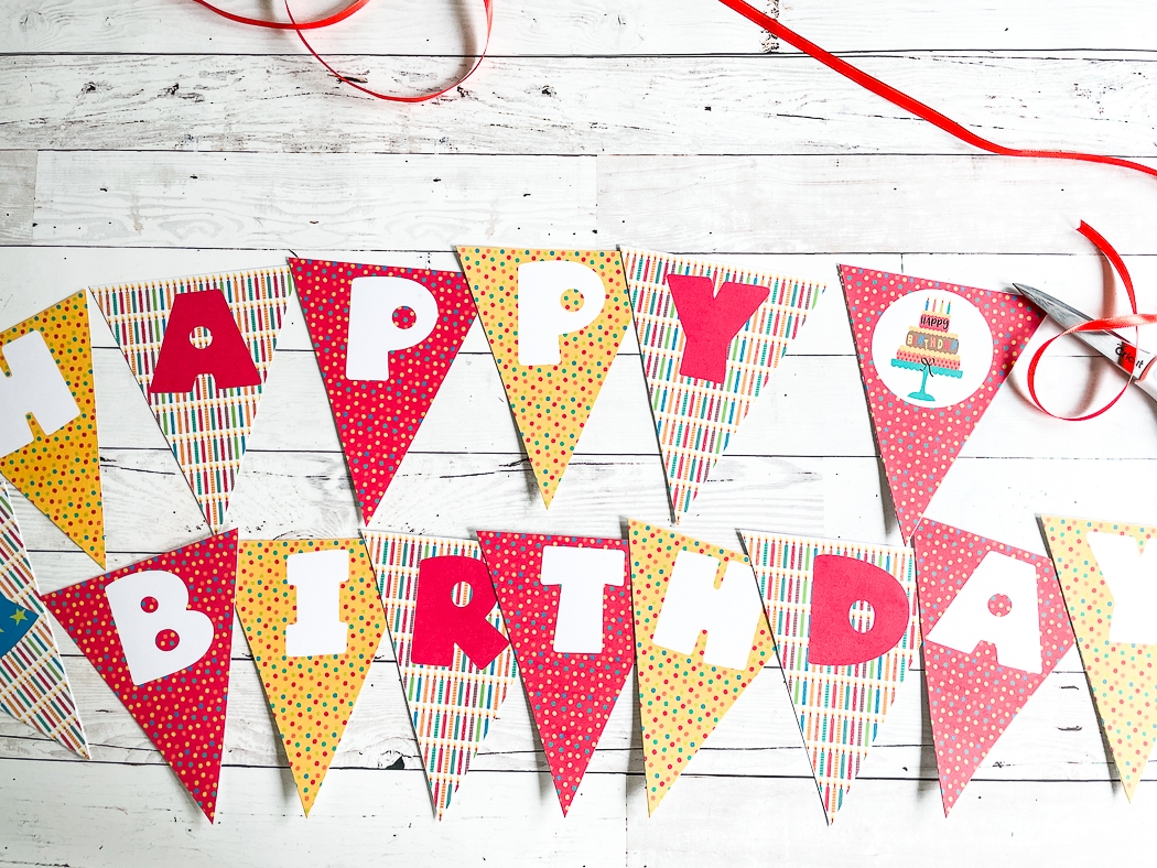 Printable Birthday Banner Everyday Party Magazine Printable Birthday Banner Everyday Party Magazine