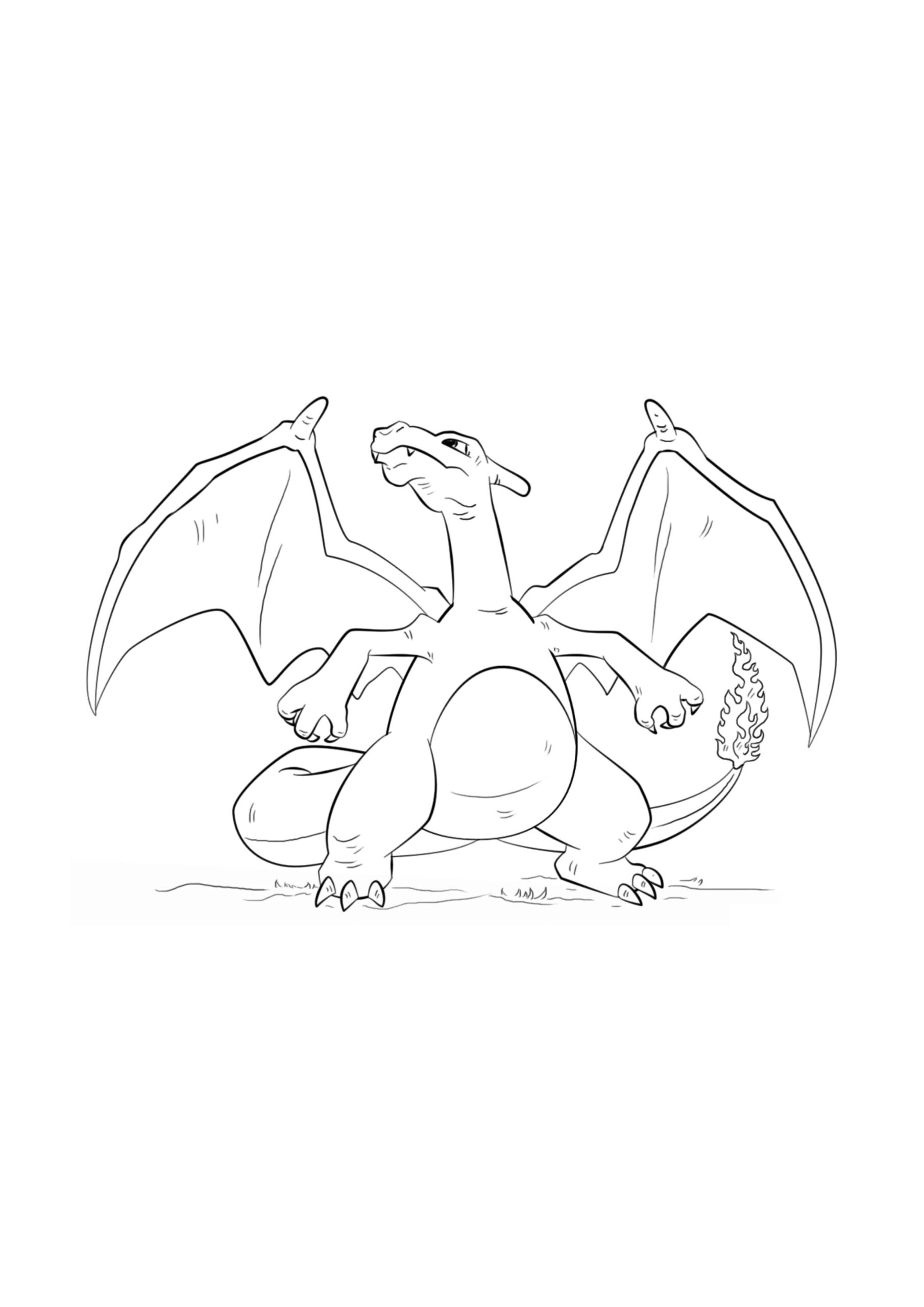 charizard coloring page charizard coloring page