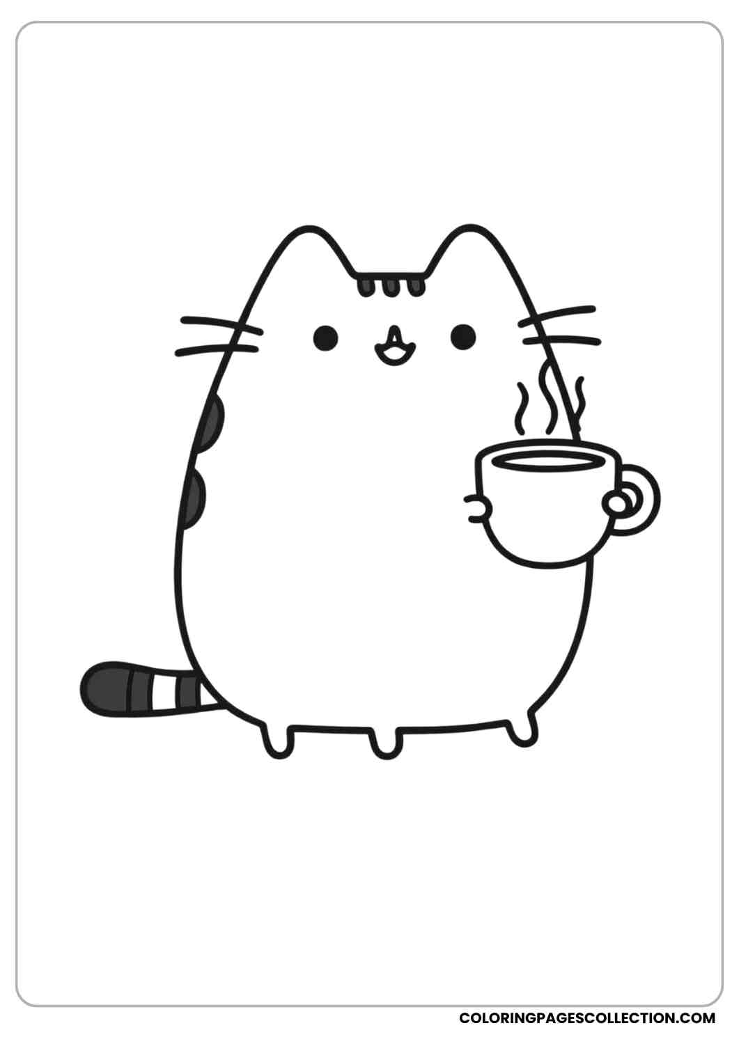 Printable Cute Pusheen Coloring Pages For All Ages Printable Cute Pusheen Coloring Pages For All Ages