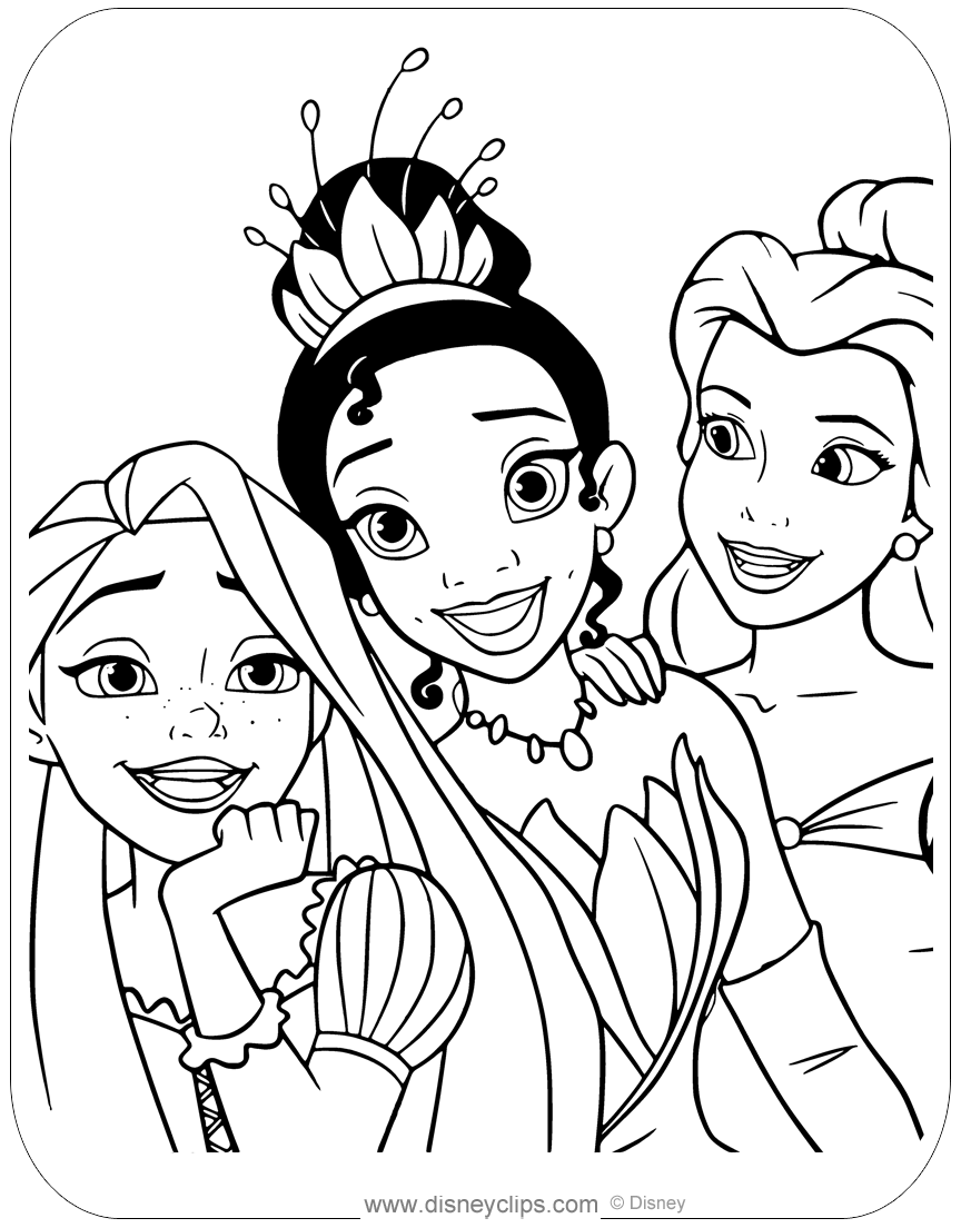 Printable Disney Princess Coloring Pages Disneyclips Printable Disney Princess Coloring Pages Disneyclips
