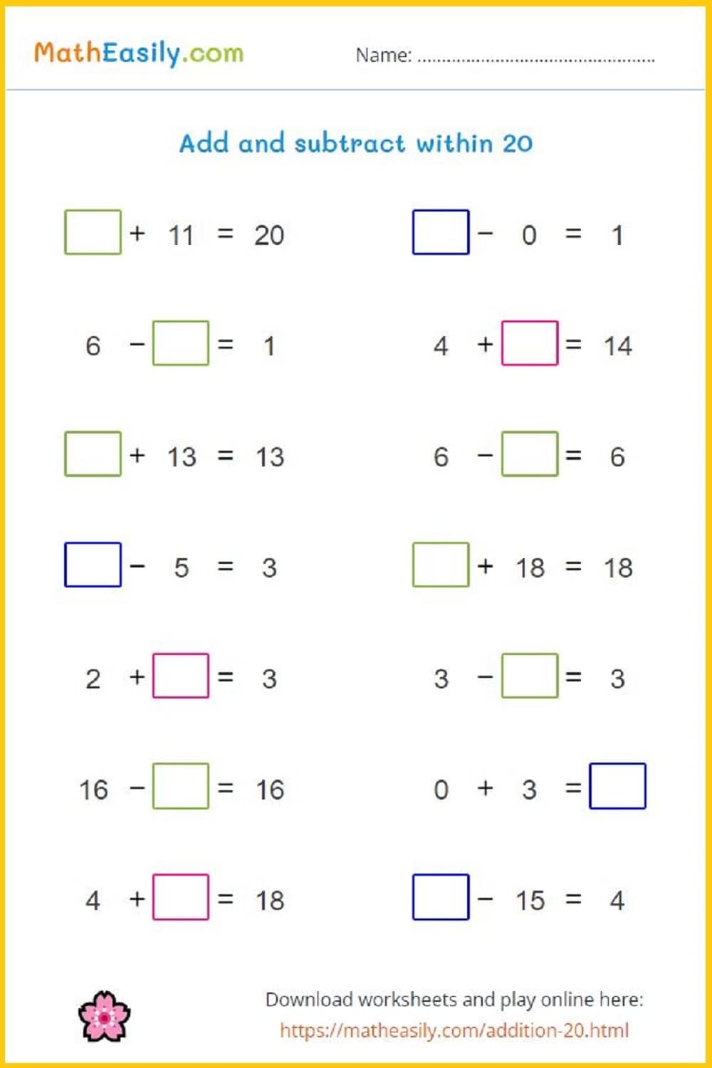 maths worksheet for class 1 maths worksheet for class 1